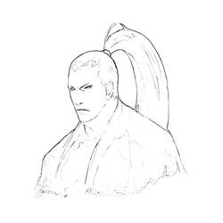 ぬりえページ: 武士 (キャラクター) #107410 - 無料の印刷可能なぬりえページ