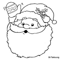 ぬりえページ: サンタクロース (キャラクター) #104722 - 無料の印刷可能なぬりえページ