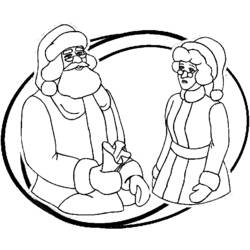 ぬりえページ: サンタクロース (キャラクター) #104751 - 無料の印刷可能なぬりえページ
