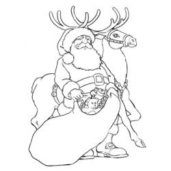 ぬりえページ: サンタクロース (キャラクター) #104834 - 無料の印刷可能なぬりえページ