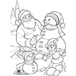 ぬりえページ: サンタクロース (キャラクター) #104836 - 無料の印刷可能なぬりえページ
