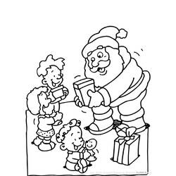 ぬりえページ: サンタクロース (キャラクター) #104838 - 無料の印刷可能なぬりえページ