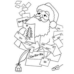 ぬりえページ: サンタクロース (キャラクター) #104874 - 無料の印刷可能なぬりえページ