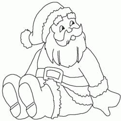 ぬりえページ: サンタクロース (キャラクター) #104879 - 無料の印刷可能なぬりえページ