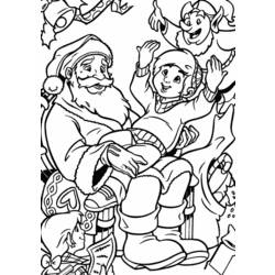 ぬりえページ: サンタクロース (キャラクター) #104890 - 無料の印刷可能なぬりえページ