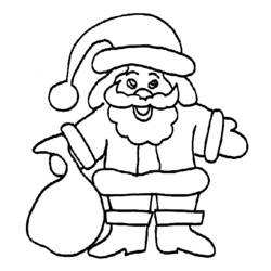ぬりえページ: サンタクロース (キャラクター) #104891 - 無料の印刷可能なぬりえページ