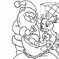 ぬりえページ: サンタクロース (キャラクター) #104893 - 無料の印刷可能なぬりえページ