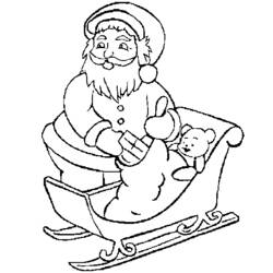 ぬりえページ: サンタクロース (キャラクター) #104942 - 無料の印刷可能なぬりえページ