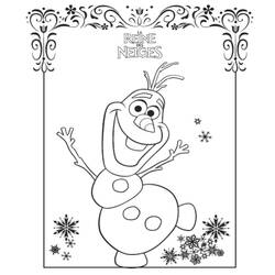 ぬりえページ: 雪だるま (キャラクター) #89438 - 無料の印刷可能なぬりえページ