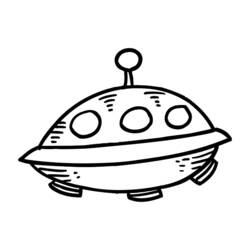 ぬりえページ: UFO (キャラクター) #103148 - 無料の印刷可能なぬりえページ