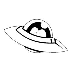 ぬりえページ: UFO (キャラクター) #103151 - 無料の印刷可能なぬりえページ