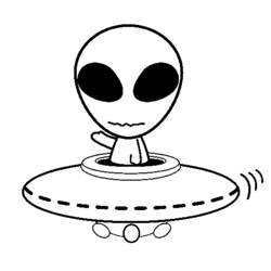 ぬりえページ: UFO (キャラクター) #103168 - 無料の印刷可能なぬりえページ