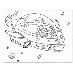 ぬりえページ: UFO (キャラクター) #103456 - 無料の印刷可能なぬりえページ
