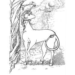 ぬりえページ: ユニコーン (キャラクター) #19443 - 無料の印刷可能なぬりえページ