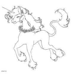 ぬりえページ: ユニコーン (キャラクター) #19528 - 無料の印刷可能なぬりえページ