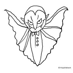 ぬりえページ: 吸血鬼 (キャラクター) #85971 - 無料の印刷可能なぬりえページ