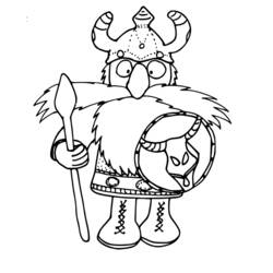 ぬりえページ: バイキング (キャラクター) #149345 - 無料の印刷可能なぬりえページ