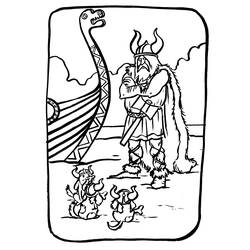 ぬりえページ: バイキング (キャラクター) #149354 - 無料の印刷可能なぬりえページ