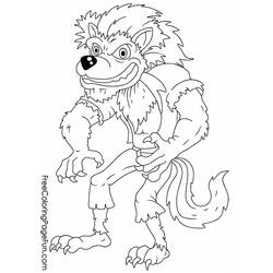 ぬりえページ: 人狼 (キャラクター) #100027 - 無料の印刷可能なぬりえページ