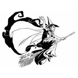 ぬりえページ: 魔女 (キャラクター) #108129 - 無料の印刷可能なぬりえページ