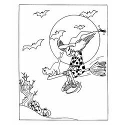 ぬりえページ: 魔女 (キャラクター) #108229 - 無料の印刷可能なぬりえページ