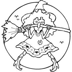 ぬりえページ: 魔女 (キャラクター) #108248 - 無料の印刷可能なぬりえページ