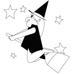 ぬりえページ: 魔女 (キャラクター) #108316 - 無料の印刷可能なぬりえページ