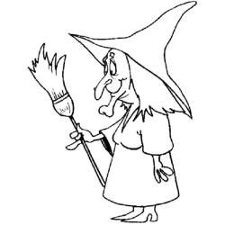 ぬりえページ: 魔女 (キャラクター) #108391 - 無料の印刷可能なぬりえページ