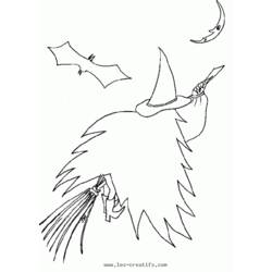 ぬりえページ: 魔女 (キャラクター) #108471 - 無料の印刷可能なぬりえページ