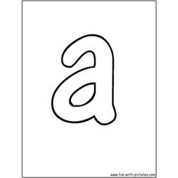 ぬりえページ: アルファベット (教育的) #125018 - 無料の印刷可能なぬりえページ
