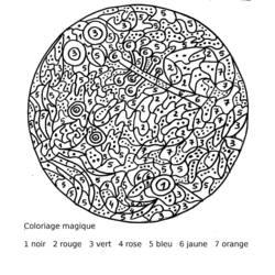 ぬりえページ: 魔法の着色 (教育的) #126110 - 無料の印刷可能なぬりえページ