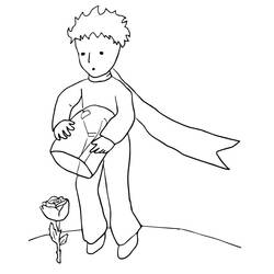 ぬりえ: 星の王子さま - 無料の印刷可能なぬりえページ