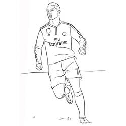 ぬりえ: Cristiano Ronaldo - 無料の印刷可能なぬりえページ