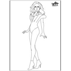 ぬりえページ: Lady Gaga (有名人) #123952 - 無料の印刷可能なぬりえページ