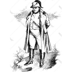 ぬりえ: Napoleon Bonaparte - 無料の印刷可能なぬりえページ