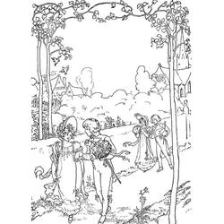 ぬりえ: Middle Ages - 無料の印刷可能なぬりえページ