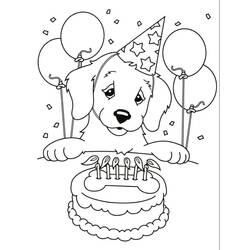 ぬりえ: 誕生日ケーキ - 無料の印刷可能なぬりえページ