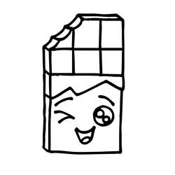 ぬりえ: チョコレート - 無料の印刷可能なぬりえページ