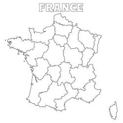 ぬりえ: フランス - 無料の印刷可能なぬりえページ