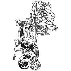 ぬりえページ: アステカ神話 (神々と女神) #111543 - 無料の印刷可能なぬりえページ