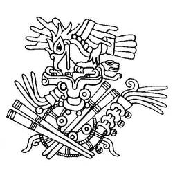 ぬりえページ: アステカ神話 (神々と女神) #111545 - 無料の印刷可能なぬりえページ