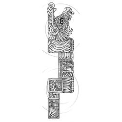 ぬりえページ: アステカ神話 (神々と女神) #111557 - 無料の印刷可能なぬりえページ