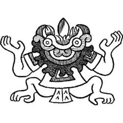 ぬりえページ: アステカ神話 (神々と女神) #111561 - 無料の印刷可能なぬりえページ