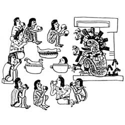 ぬりえページ: アステカ神話 (神々と女神) #111622 - 無料の印刷可能なぬりえページ