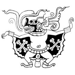 ぬりえページ: アステカ神話 (神々と女神) #111624 - 無料の印刷可能なぬりえページ