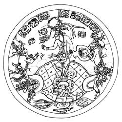 ぬりえページ: アステカ神話 (神々と女神) #111645 - 無料の印刷可能なぬりえページ