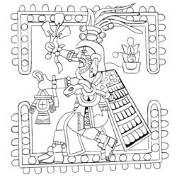 ぬりえページ: アステカ神話 (神々と女神) #111653 - 無料の印刷可能なぬりえページ