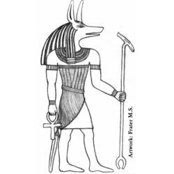 ぬりえページ: エジプト神話 (神々と女神) #111138 - 無料の印刷可能なぬりえページ