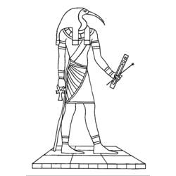 ぬりえページ: エジプト神話 (神々と女神) #111140 - 無料の印刷可能なぬりえページ