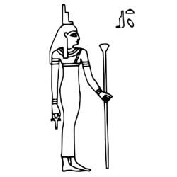 ぬりえページ: エジプト神話 (神々と女神) #111152 - 無料の印刷可能なぬりえページ